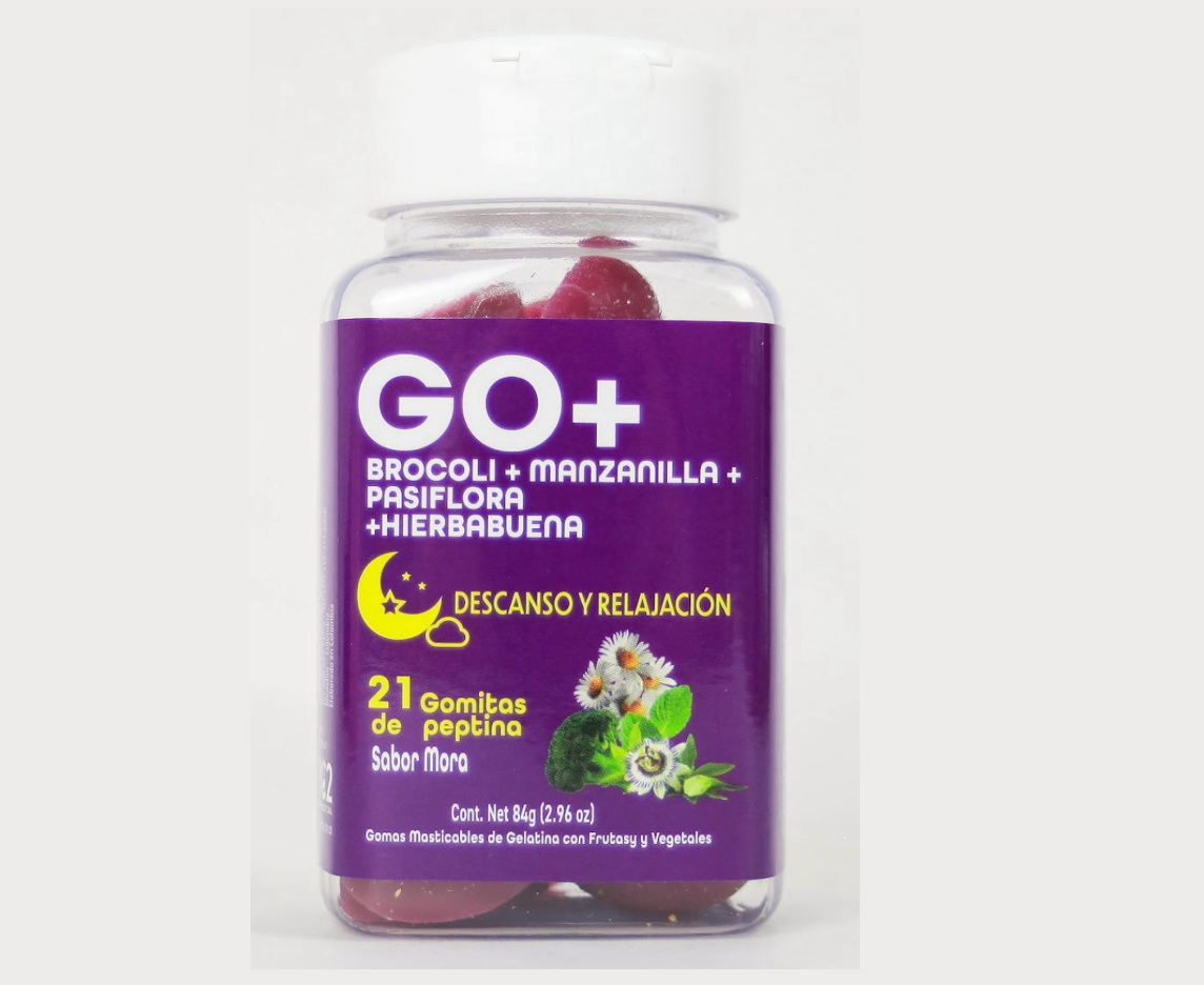 GO+ Gomitas Brocoli - Manzanilla - Pasiflora - Hierbabuena